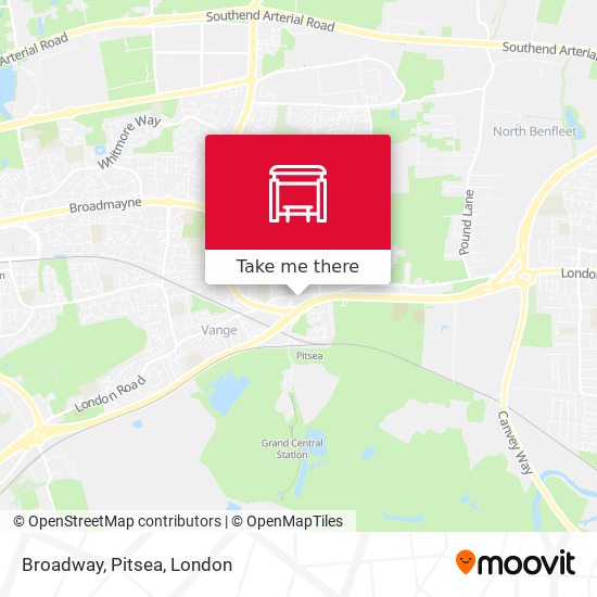 Broadway, Pitsea map