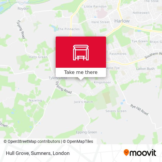 Hull Grove, Sumners map
