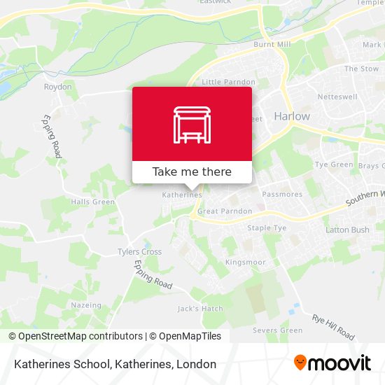 Katherines School, Katherines map