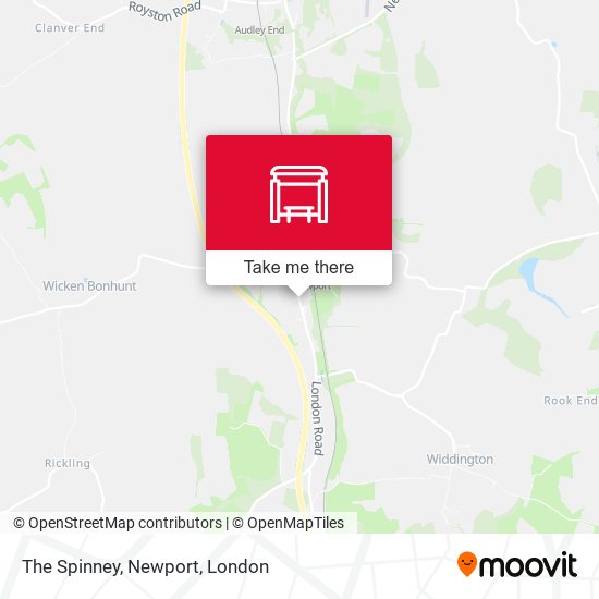 The Spinney, Newport map
