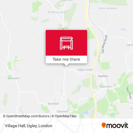 Village Hall, Ugley map