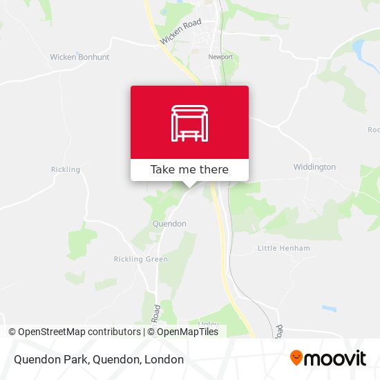 Quendon Park, Quendon map