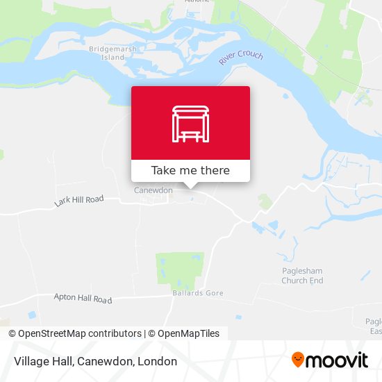 Village Hall, Canewdon map