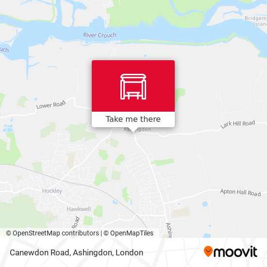 Canewdon Road, Ashingdon map