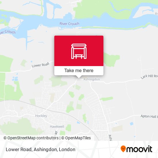 Lower Road, Ashingdon map