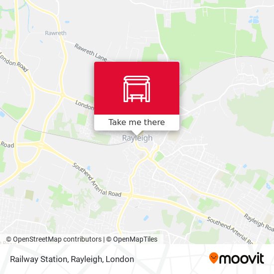 Railway Station, Rayleigh map