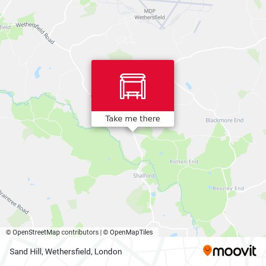 Sand Hill, Wethersfield map