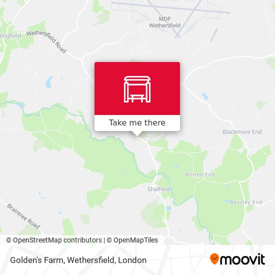 Golden's Farm, Wethersfield map