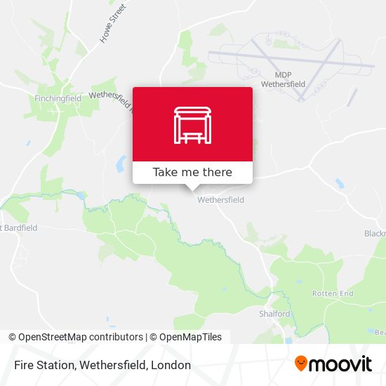 Fire Station, Wethersfield map