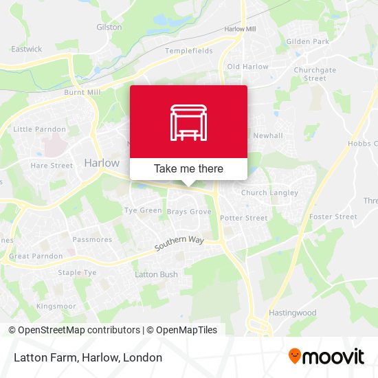 Latton Farm, Harlow map