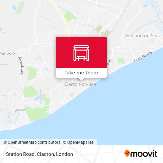 Station Road, Clacton map