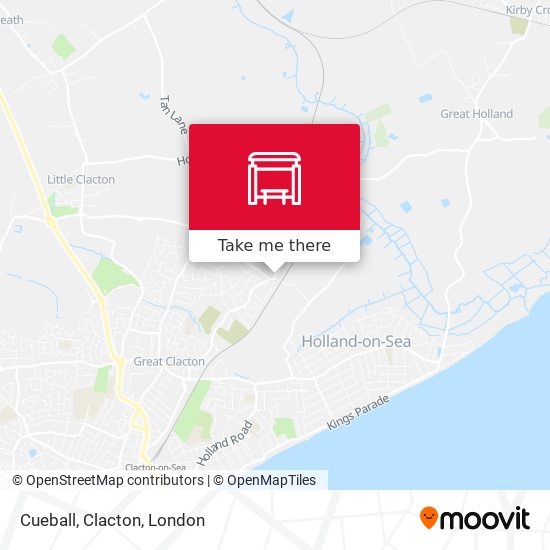 Cueball, Clacton map