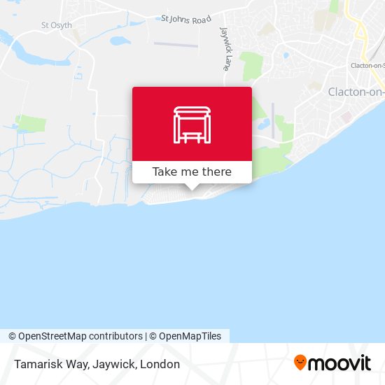 Tamarisk Way, Jaywick map