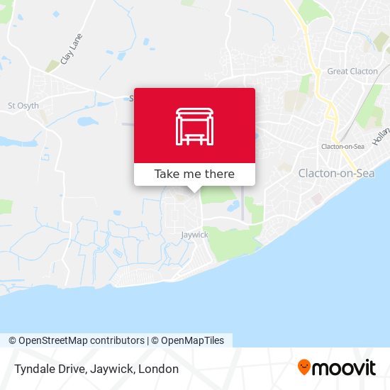 Tyndale Drive, Jaywick map