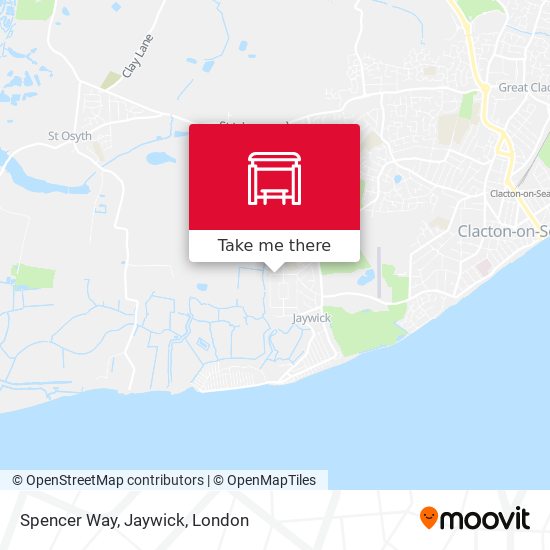 Spencer Way, Jaywick map