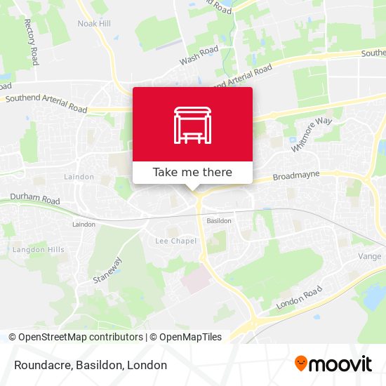 Roundacre, Basildon map