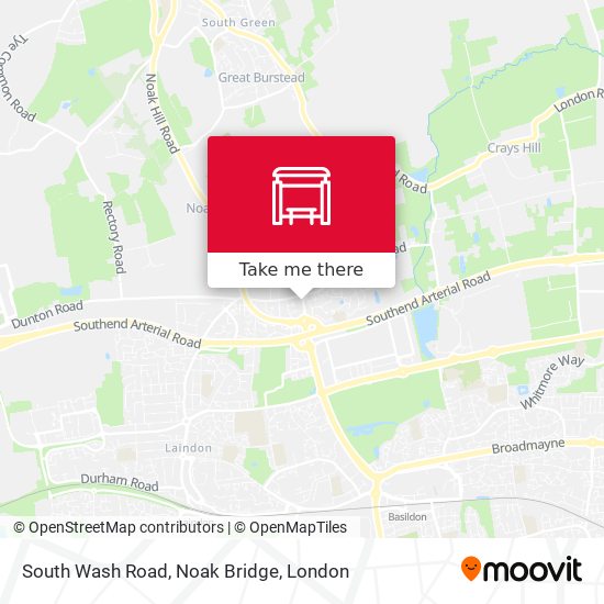 South Wash Road, Noak Bridge map