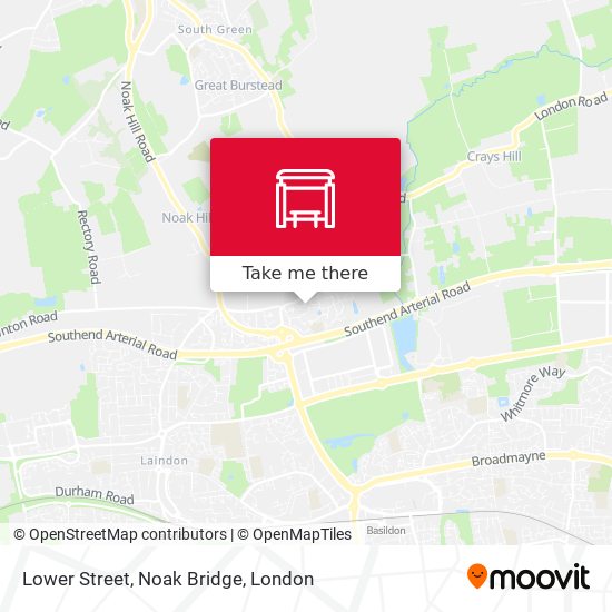 Lower Street, Noak Bridge map