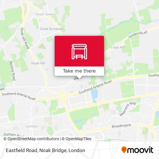 Eastfield Road, Noak Bridge map