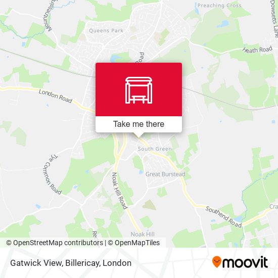 Gatwick View, Billericay map