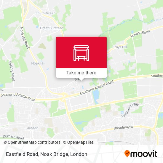Eastfield Road, Noak Bridge map
