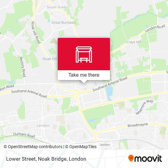 Lower Street, Noak Bridge map