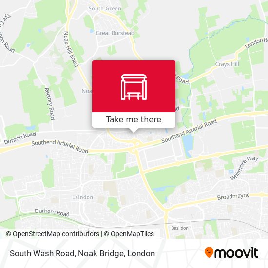 South Wash Road, Noak Bridge map