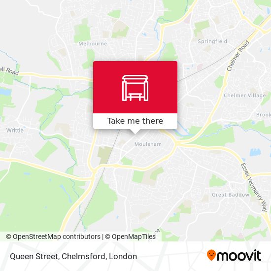 Queen Street, Chelmsford map