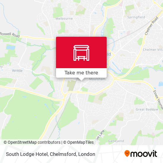 South Lodge Hotel, Chelmsford map