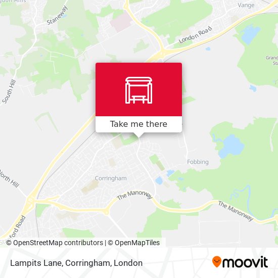 Lampits Lane, Corringham map
