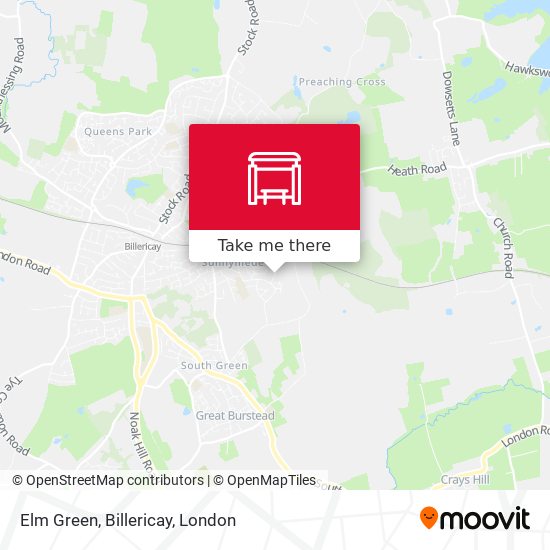 Elm Green, Billericay map