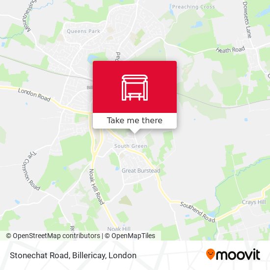 Stonechat Road, Billericay map