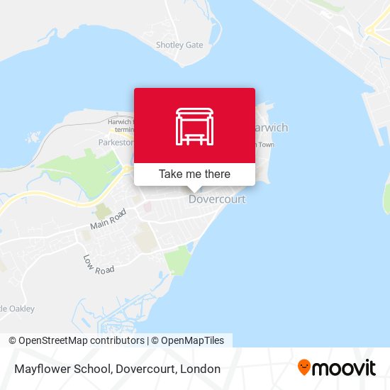 Mayflower School, Dovercourt map