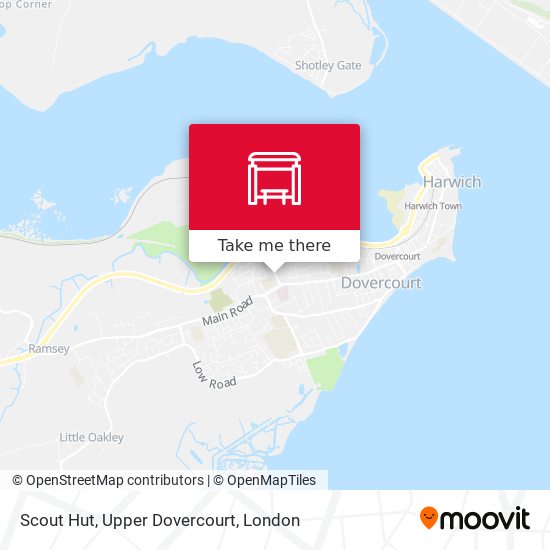 Scout Hut, Upper Dovercourt map