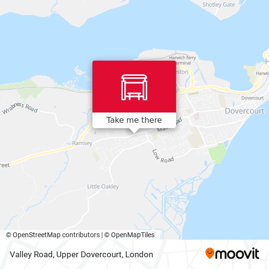 Valley Road, Upper Dovercourt map