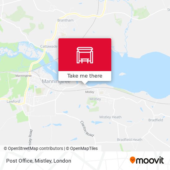 Post Office, Mistley map