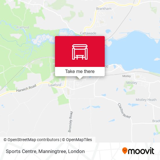 Sports Centre, Manningtree map