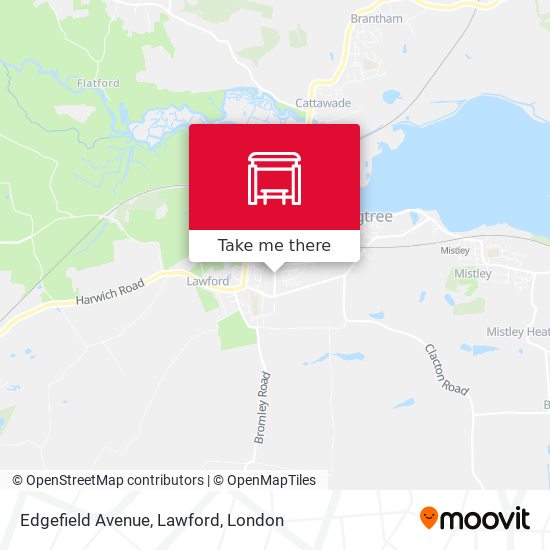 Edgefield Avenue, Lawford map