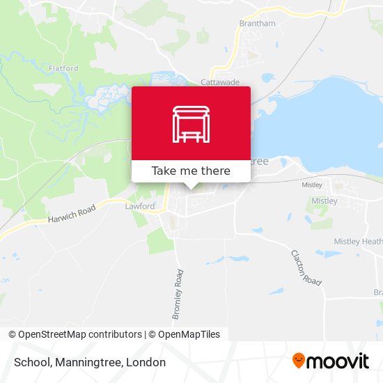 School, Manningtree map