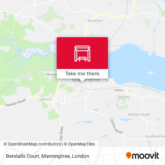 Bendalls Court, Manningtree map