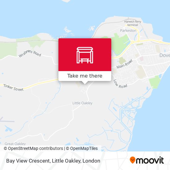 Bay View Crescent, Little Oakley map