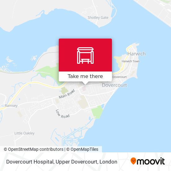 Dovercourt Hospital, Upper Dovercourt map