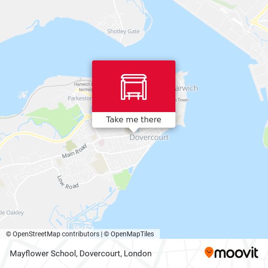 Mayflower School, Dovercourt map