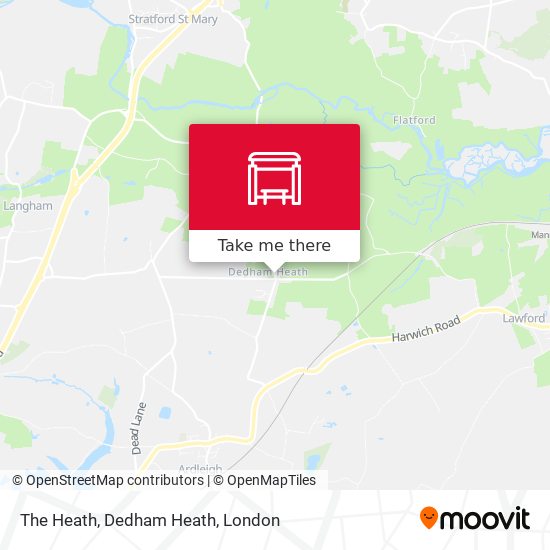 The Heath, Dedham Heath map