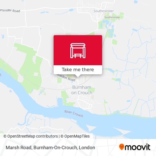 Marsh Road, Burnham-On-Crouch map