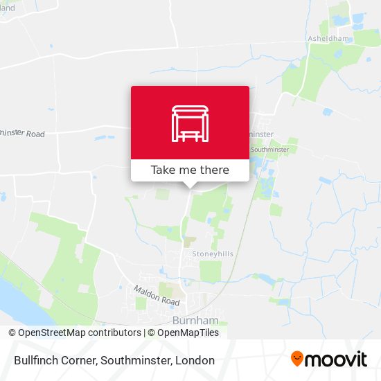Bullfinch Corner, Southminster map