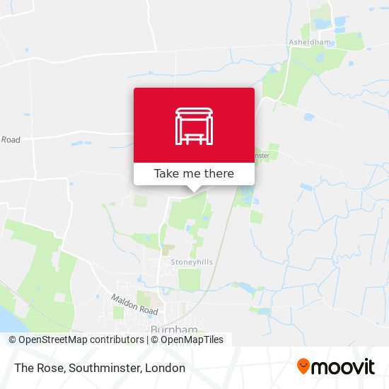 The Rose, Southminster map