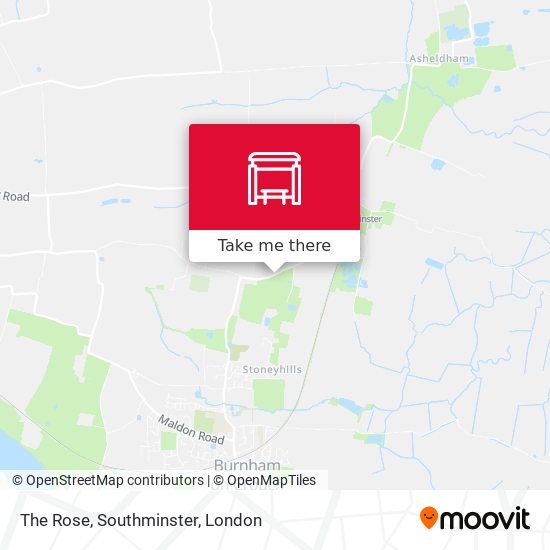 The Rose, Southminster map