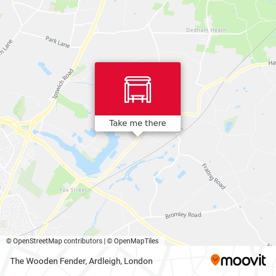 The Wooden Fender, Ardleigh map