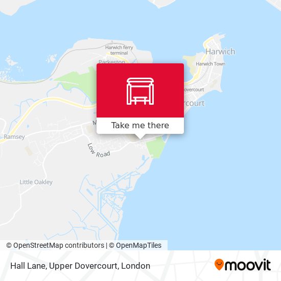 Hall Lane, Upper Dovercourt map